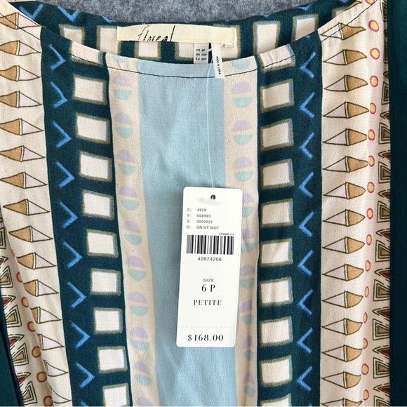 ANTHROPOLOGIE Floreat Mariko Cold Shoulder Dress Size 6P NWT - Picture 5 of 9